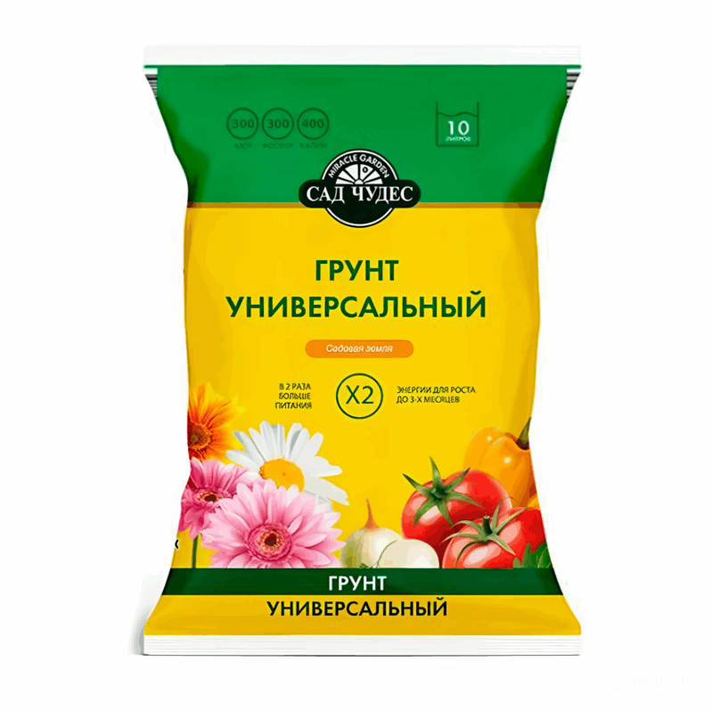 Грунт Садовая земля универсальный САД ЧУДЕС 10л — изображение 1