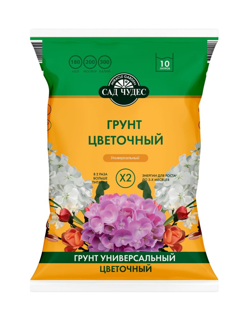 Грунт цветочный САД ЧУДЕС 40л — изображение 1